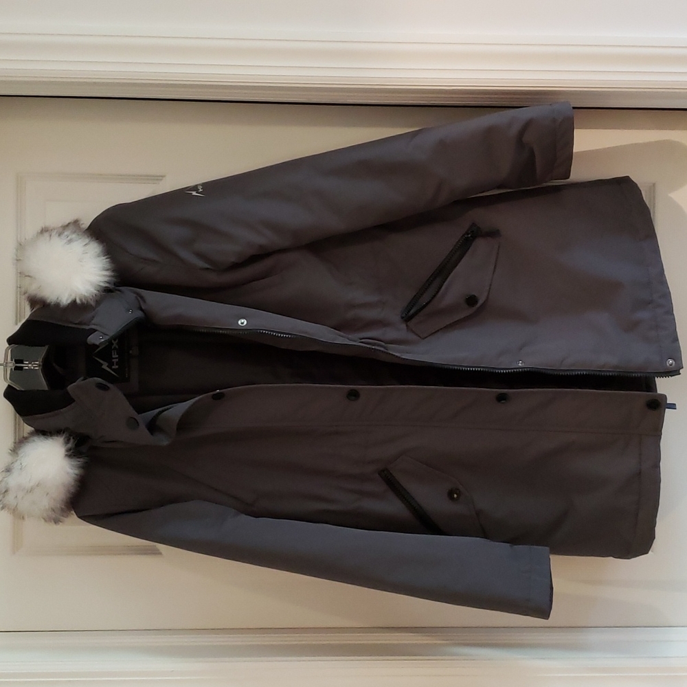 HFX Mid Length Puffer Coat NWOT